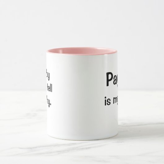 Lustiger weiblicher tasse (Zentrum)