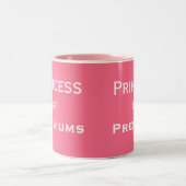 Lustiger weiblicher zweifarbige tasse (Mittel)