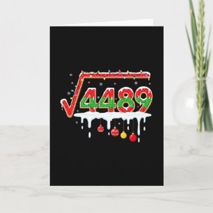Lustiger Weihnachten 67 Meme Quadratwurzel 4489 Sl Karte