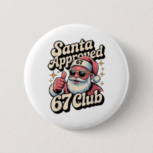 Lustiger Weihnachten 67 Meme - Retro Santa Approve Button