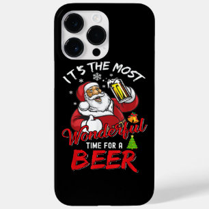 Lustiger Weihnachten Santa Claus trinkt Bier Wunde Case-Mate iPhone 14 Pro Max Hülle