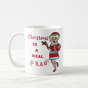 Lustiger WeihnachtenBah Humbug Sankt im Widerstand Kaffeetasse