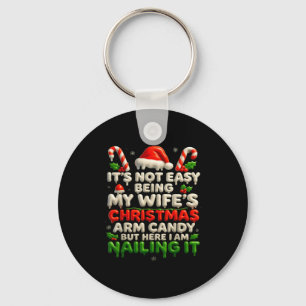 Lustiger Weihnachts-Arm-Schmuck Ehemann Feiertag P Schlüsselanhänger