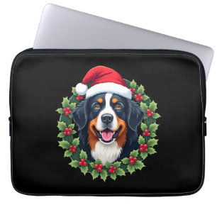 Lustiger Weihnachts-Bernersennen-Hund Tank Top Laptopschutzhülle