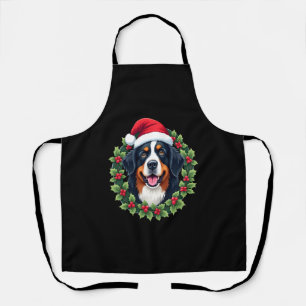 Lustiger Weihnachts-Bernersennen-Hund Tank Top Schürze
