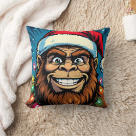 Lustiger Weihnachts-Bigfoot   Kissen
