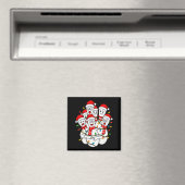 Lustiger Weihnachts-Bowling-Santa-Bowling-Ns-Team Magnet (In Situ (Geschirrspüler))