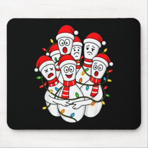 Lustiger Weihnachts-Bowling-Santa-Bowling-Ns-Team Mousepad