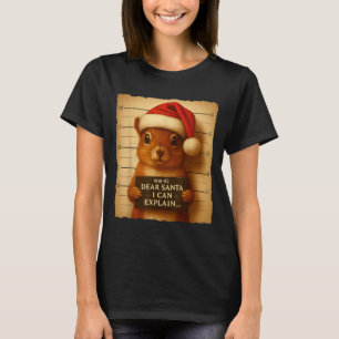 Lustiger Weihnachts-Eichhörnchen - Süßes Eichhörnc T-Shirt