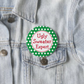 Lustiger Weihnachts-Hässlicher-Schwester-Experten- Button (Beispiel)