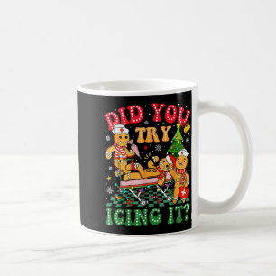 Lustiger Weihnachts-Nurse Haben Sie versucht, es z Kaffeetasse
