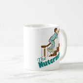 Lustiger Weihnachts Nussknacker Kaffeetasse (VorderseiteRechts)