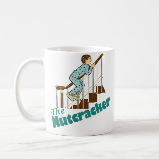 Lustiger Weihnachts Nussknacker Kaffeetasse (Links)