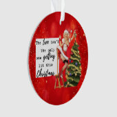 Lustiger Weihnachts-Schmuck Best-Friend-Baum beleu Ornament (Vorderseite)