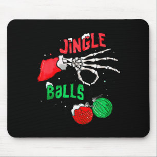 Lustiger Weihnachts-Skelett-Jingle Lustiges Xmas-M Mousepad