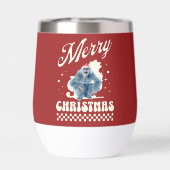 Lustiger Weihnachts-Yeti-Feiertags-Humor (Rückseite)