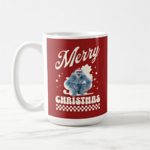 Lustiger Weihnachts-Yeti-Feiertags-Humor Kaffeetasse