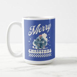 Lustiger Weihnachts-Yeti-Feiertags-Humor Kaffeetasse