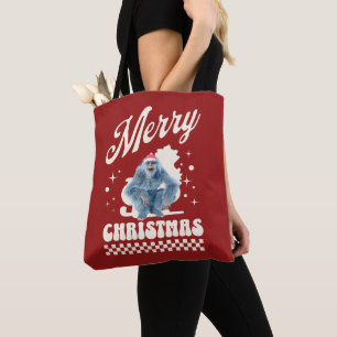 Lustiger Weihnachts-Yeti-Feiertags-Humor Tasche