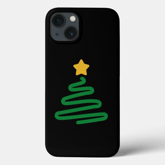 Lustiger Weihnachtsbaum Case-Mate iPhone Hülle (Rückseite)