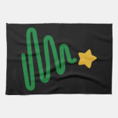 Lustiger Weihnachtsbaum Geschirrtuch (Horizontal)