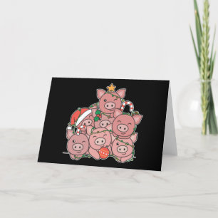 Lustiger Weihnachtsbaum Schwein Weihnachten Ferien