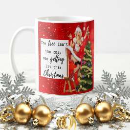 Lustiger Weihnachtsbecher Beste Freundin "Baum ang Kaffeetasse