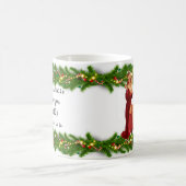 Lustiger Weihnachtsbecher Beste Freundin "Deck the Kaffeetasse (Mittel)