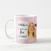Lustiger Weihnachtsbecher beste Freundin "Geschenk Kaffeetasse (Links)