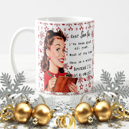 Lustiger Weihnachtsbecher beste Freundin "Lieber S Kaffeetasse