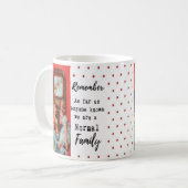 Lustiger Weihnachtsbecher Beste Freundin "Normale Kaffeetasse (Vorderseite Links)