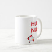 Lustiger Weihnachtsbecher 'Ho Ho Nope' Kaffeetasse (VorderseiteRechts)