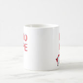 Lustiger Weihnachtsbecher 'Ho Ho Nope' Kaffeetasse (Mittel)