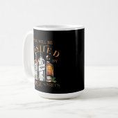Lustiger Weihnachtsbecher Kaffeetasse (Vorderseite Links)