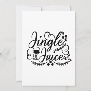 Lustiger Weihnachtsbier-Trink-Jingle-Saft Save The Date