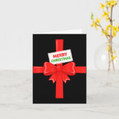 Lustiger Weihnachtsbogen Geschenk Weihnachtskostüm Karte (Gelbe Blume)