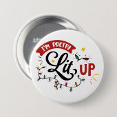 Lustiger Weihnachtsbutton Button (Vorne & Hinten)