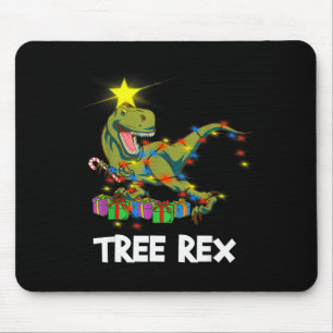 Lustiger Weihnachtsdinosaurier Baum Rex Männer Fra Mousepad