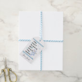 Lustiger Weihnachtsgeschenkanhänger Geschenkanhänger (Mit Garn)