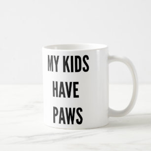 Lustiger Weihnachtshaustierliebhaber meine Kinder Kaffeetasse