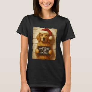 Lustiger Weihnachtshund - Süßer Golden Retriever S T-Shirt