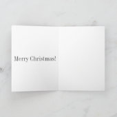 Lustiger Weihnachtskarten-humorvoller Feiertagskarte (Innenseite)