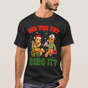 Lustiger Weihnachtskrankenschwester Hast du es ver T-Shirt
