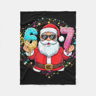 Lustiger Weihnachtsmann 67 Eiscreme-Tropf Weihnach Fleecedecke