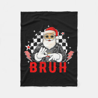 Lustiger Weihnachtsmann, Bruh Weihnachten Lustiges Fleecedecke