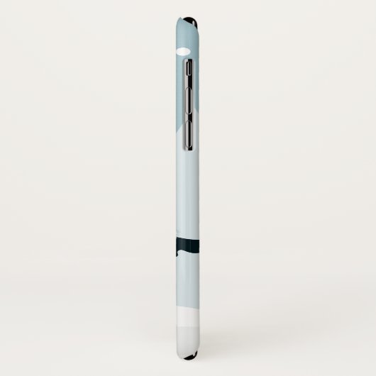 Lustiger Weihnachtsmann Case-Mate iPhone Hülle (Hinten/Links)