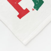 Lustiger Weihnachtsmann Deine Mutter mag mein Pake Fleecedecke (Ecke)