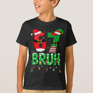 Lustiger Weihnachtsmann Elf 67 Bruh Weihnachten Me T-Shirt