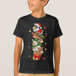 Lustiger Weihnachtsmann Elf Schneemann Weihnachten T-Shirt