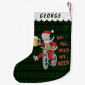 Lustiger Weihnachtsmann-Griff mein Kleiner Weihnachtsstrumpf (Rückseite)